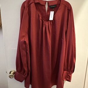 Lane Bryant Women's Red Blouse